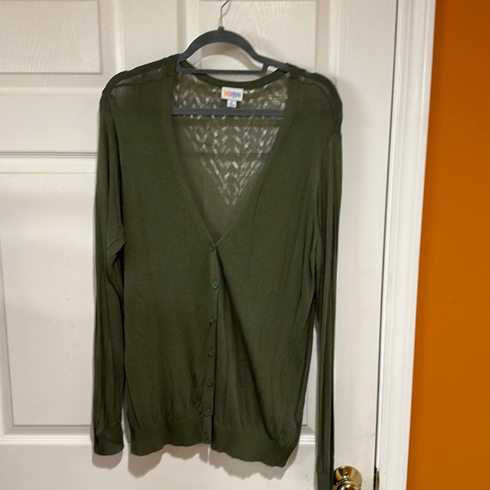 Lularoe v neck 7 button cardigan